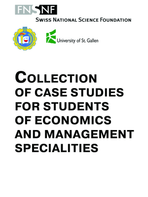 Collection of case studies for students of economics and management specialities
