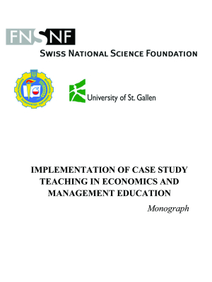 Implementation of Case Study Teaching in Economics and Management Education